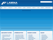 Tablet Screenshot of lamina.sk