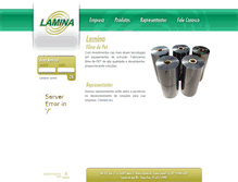 Tablet Screenshot of lamina.ind.br
