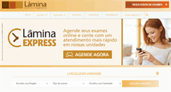 Desktop Screenshot of lamina.com.br